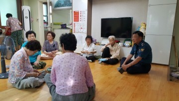 남원 도통지구대, 찾아나서는 주민홍보활동 전개