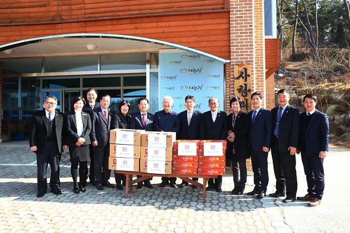 대전 유성구의회, 설 명절맞이 사랑나눔 실천
