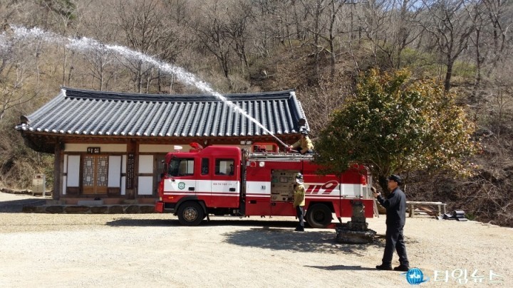 순천소방서, 목조문화재 소방훈련 시행