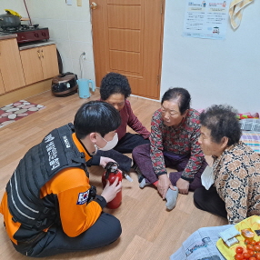 해남소방서 119 생활안전순찰대 산불예방 '마을 안전지킴이' 실시