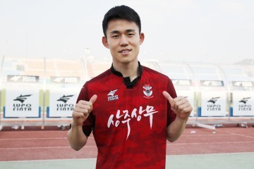 상주상무 윤동민 결승골 홈 첫 승 신고