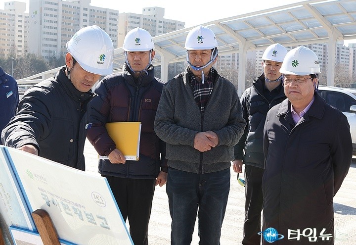 권선택 대전시장, 카이스트교 공사 현장 점검