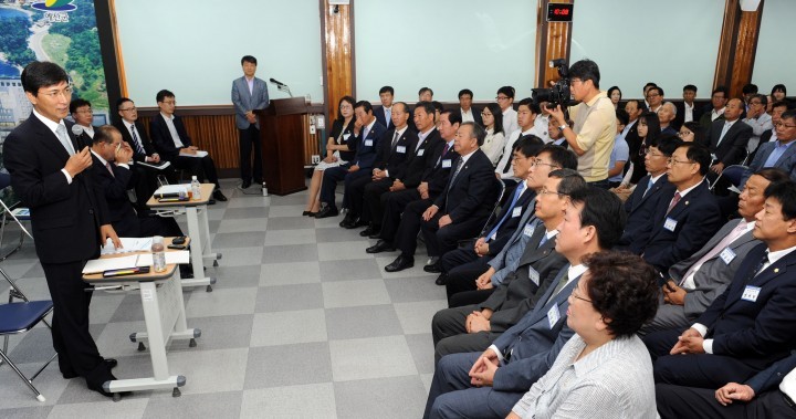 안희정 지사, “내포 예산권 개발·구도심 해법 함께 고민”