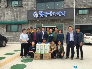 도의회 의회운영전문위원실·행정문화전문위원실 합동  사회복지시설 봉사활동 