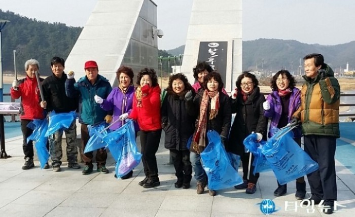 축산면 설명절 맞이 환경정화 활동 실시