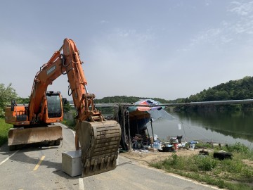깨끗한 낙동가 만들기, 낙동강 하천변 불법시설물 대대적 점검 및 단속
