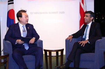 윤대통령, G7 정상회의 참석 중 영국,인도, 총리와 정상 회담… "원전협력 확대"