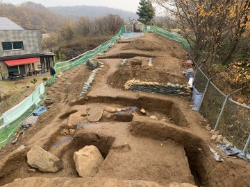 대능리토성 문화재 발굴하는 김포시