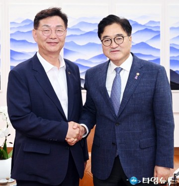 김제선 중구청장, 우원식 국회의장 만나…국비 확보 요청