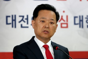 유성구청장 출마선언 하는 대전 유성구의회 권영진 의원