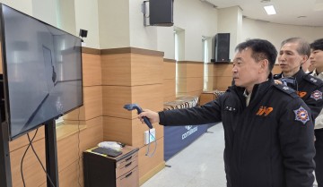 김문용 대전소방본부장, VR 소방훈련 현장 점검