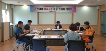 달성군보건소, 정신과적 응급상황 대응협의체 회의