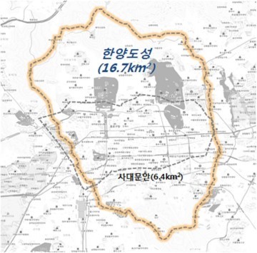 서울 한양도성, 전국 최초 녹색교통진흥지역 지정