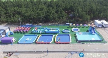 삼척 맹방해수욕장 화려한 색깔로 변신을 꿈꾼다