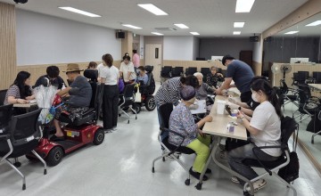 을지대병원 간호부, 월평복지관서 어르신 간호봉사 실시
