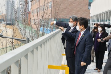 세종시교육청, 6-4生 해밀학교 시설 및 통학로 안전점검 실시
