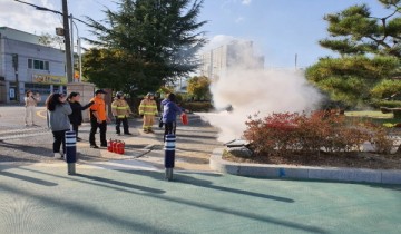 보성소방서 보성119안전센터, ‘보성여자중학교’ 합동소방훈련