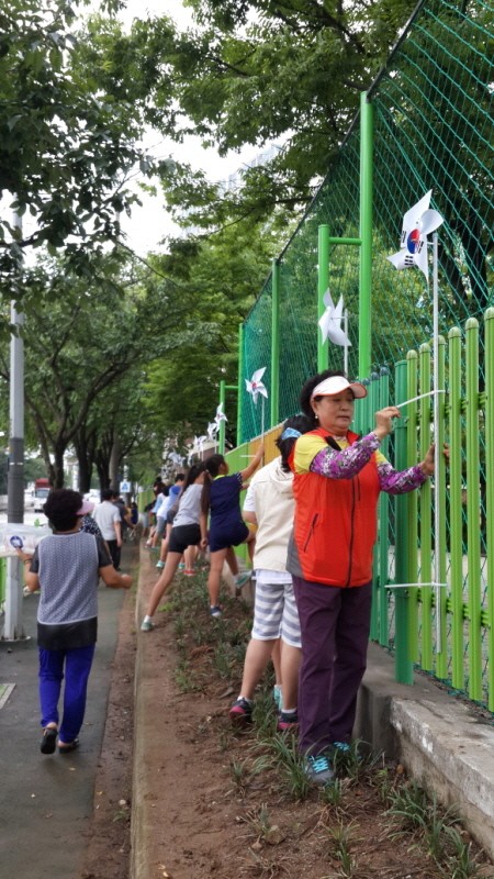 연천군 전곡읍 태극기 테마거리 조성