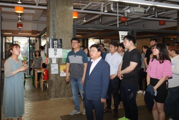 권선택 대전시장, 대청넷과 함께 서울 청년현장 방문