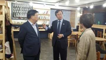 권선택 대전시장, 도종환 문체부장관 면담