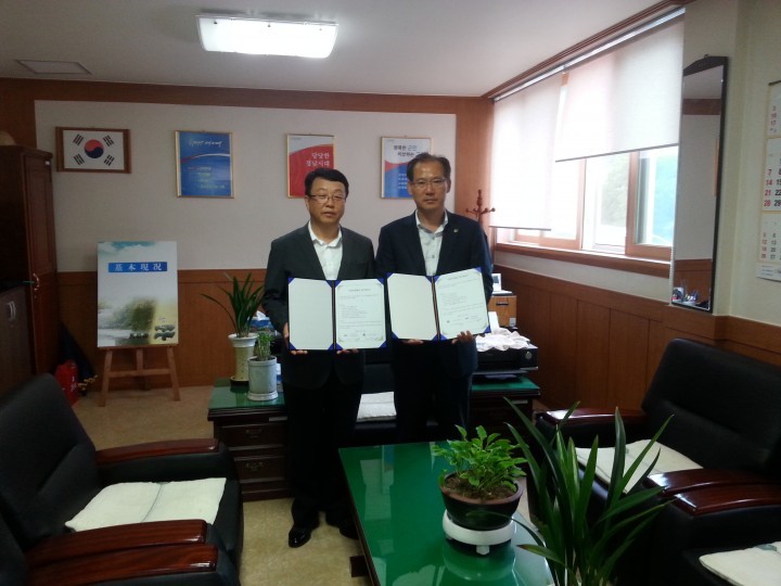 고성군 마암면, 한국도로공사 고성도로관리소와 업무협약 체결