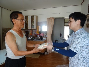  사랑의 미숫가루로 영양 가득  사랑 듬뿍