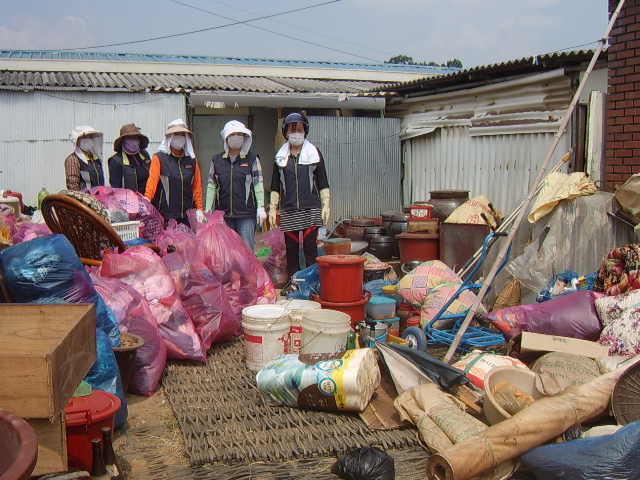 옥과면 여성의용소방대, 폭염특보에도 개의치 않고 자원봉사활동 펼쳐