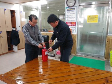 홍교119안전센터 , 목욕탕 관계자 화재안전컨설팅 실시