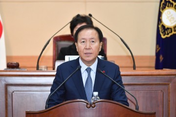 전정환 정선군수 시정연설
