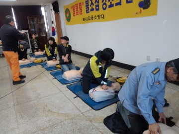 보성소방서 보성119안전센터, 복내면 의용소방대 심폐소생술 교육 실시 