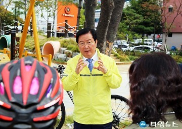 장종태 서구청장, 둔산2동으로 동네마실!