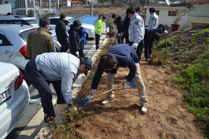 무안경찰, 나무심기 행사 실시