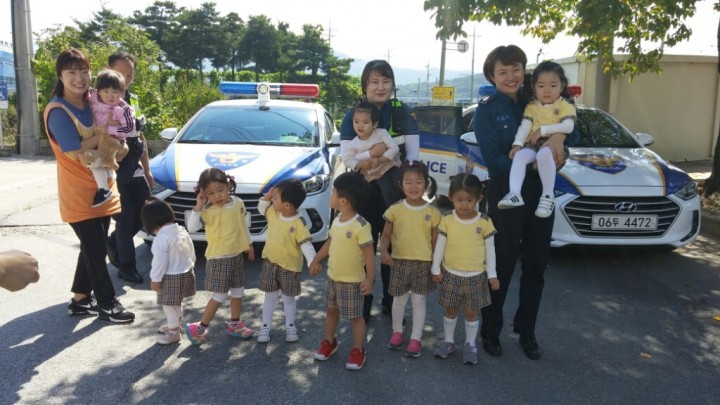 남원 도통지구대, 어린이집 원생대상 교통안전교육