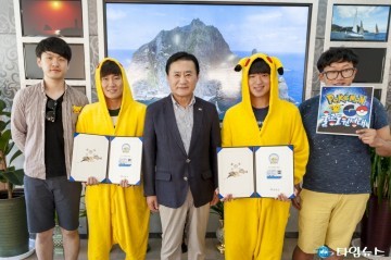 울릉도는 지금 포켓몬GO 열풍