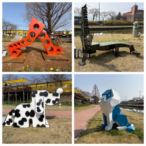 곡성군, 뚝방길서 ‘견생조각전’ 개최 