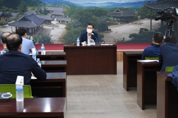 장욱현 영주시장, SK머티리얼즈 타 지역 투자 유감 표명 긴급 기자회견