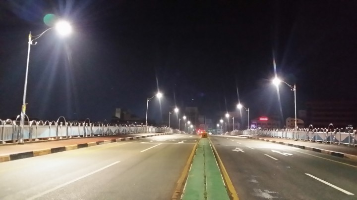 진주시 교량 가로등 등기구 교체
