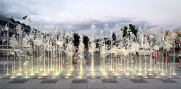 의성군청 바닥분수 6월부터 본격 가동  