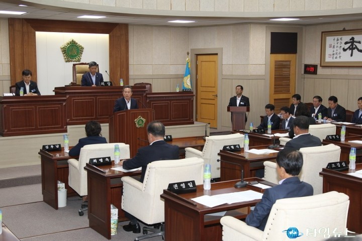 제203회 예천군의회 제1차 정례회 개회