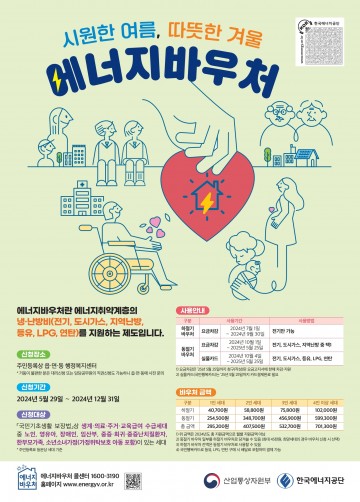 완도군, 냉‧난방비 지원 ‘에너지 이용권’ 신청 접수