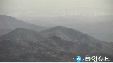 부산 남대산서 산불…운봉산 재발화 