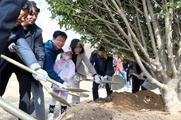 광주 광산구, 탄소중립 마중물…1만 여 상생‧희망나무 심어