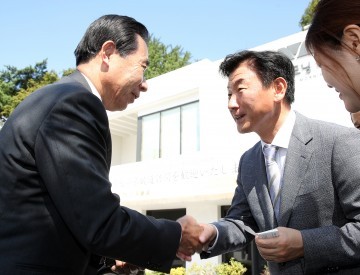 김동근 부지사, 야가사키 데루오 日 히다카시 시장 접견