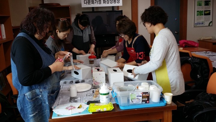두루미평화 정보화마을 공예교육 운영 