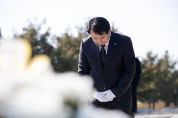 이정선 광주교육감, 노무현 전 대통령 묘역 참배