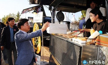 권선택 대전시장, 청년 사업가를 격려하다!