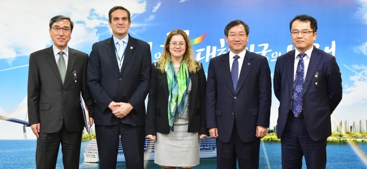 유정복 시장, 헬라 GCF 사무총장과 만나 상호 협력관계 강화