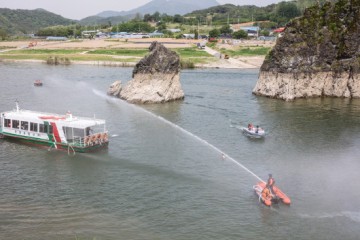 단양군, 소방서,경찰서 안전한국 현장 훈련 실시