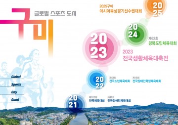 구미와 3년동안 함께한 전국종합체육대회...세계대회의 시작점