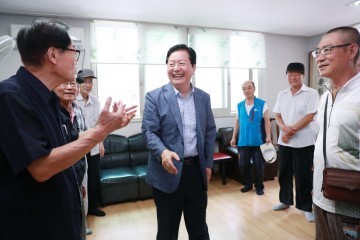장종태 서구청장, 무더위 쉼터 ‘이상 무’